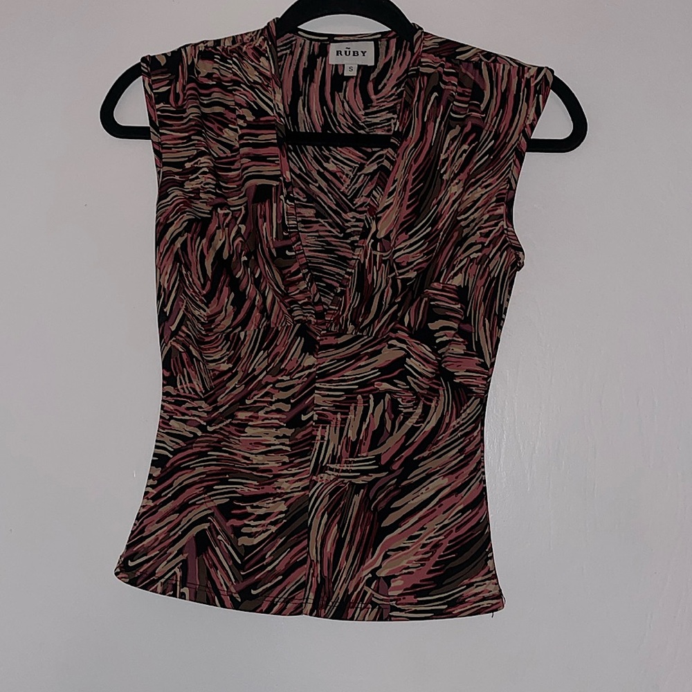 Vintage Ruby sleeveless top